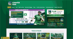 Desktop Screenshot of limerickgaa.ie