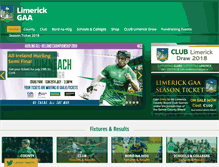 Tablet Screenshot of limerickgaa.ie